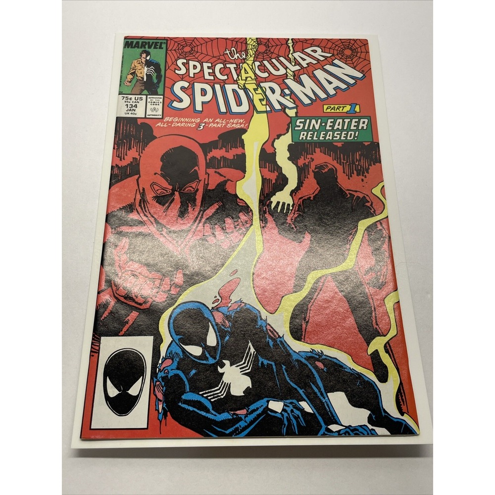 The Spectacular Spider-Man #134 January 1988 Part 1 Sin-Eater - Picture 2 of 11